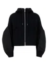 Sacai Nylon Twill X Sponge Sweat Hoodie