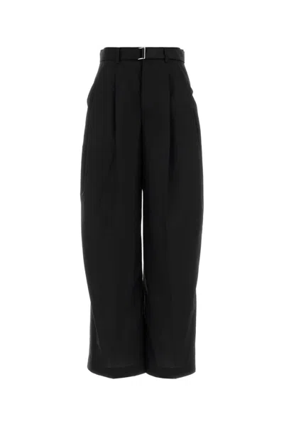 Sacai Nylon Twill X Suiting Vest In Black