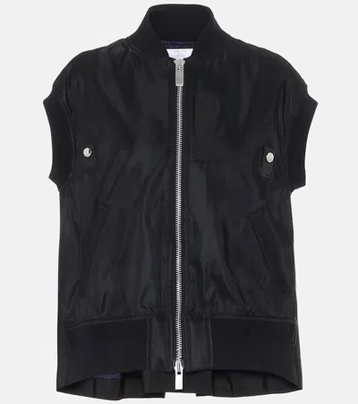 SACAI NYLON VEST,P00453816