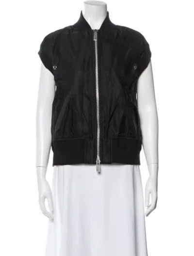 Pre-owned Sacai Nylon Vest In Gray