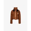 Sacai X Carhartt Wip Capsule Double-layer Jacket In Brown