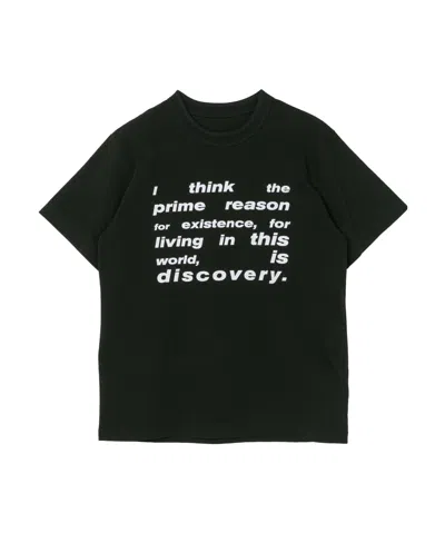 Sacai Open-necked Black Shirt