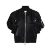 Sacai Black Regular Fit Bomber Jacket In Black