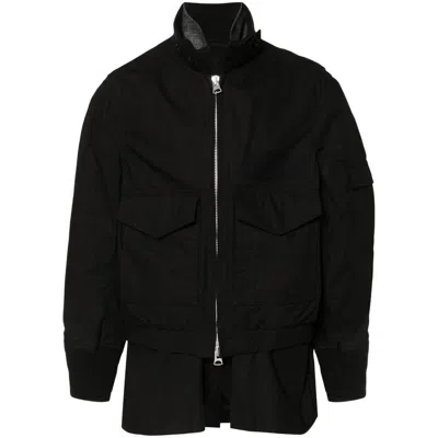 Sacai Outerwears In Black