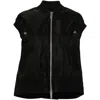 Sacai Nylon Twill Vest In Black