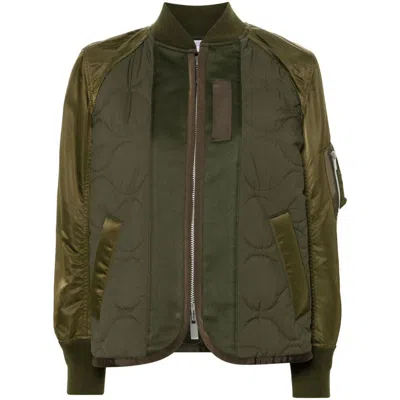 Sacai Outerwears In Green