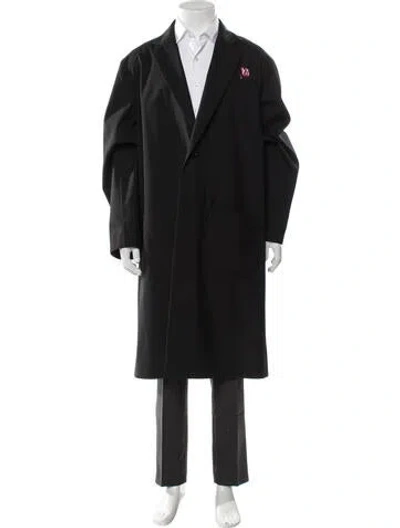 Pre-owned Sacai Overcoat In Gray