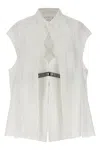 Sacai Layered-design Blouse In Multi