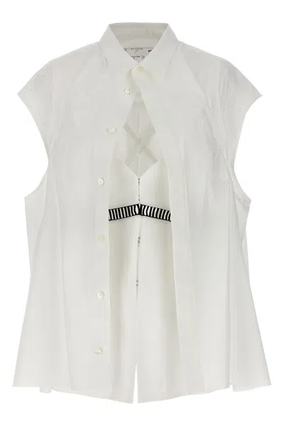 SACAI SACAI OVERLAY SHIRT