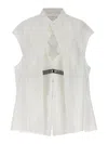 Sacai Layered-design Blouse In White