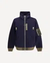 Sacai Oversize Hoodie In Blue