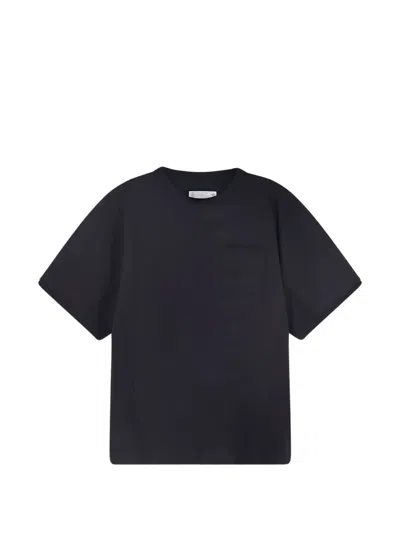 Sacai Oversized Pocket T-shirt In Black