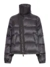 Sacai Black Down Jacket In Black
