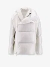 Sacai Padded Nylon Jacket With Wool Inserts