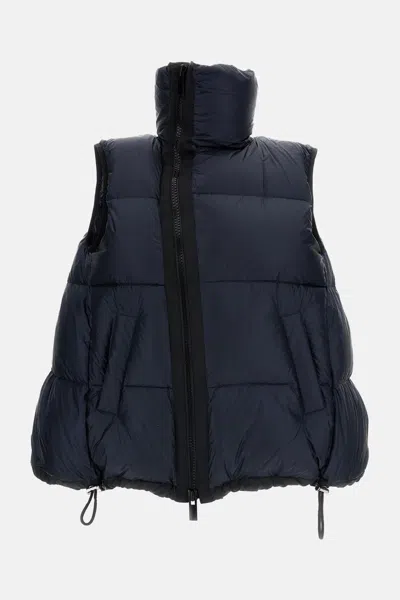 Sacai Padded Vest In Blue