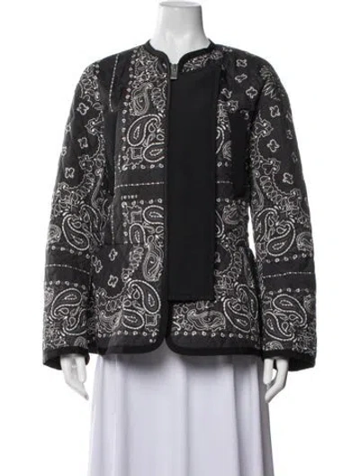 Pre-owned Sacai Paisley Print Jacket In Multicolor