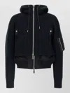 Sacai Sponge Double-layer Bomber Jacket In Black