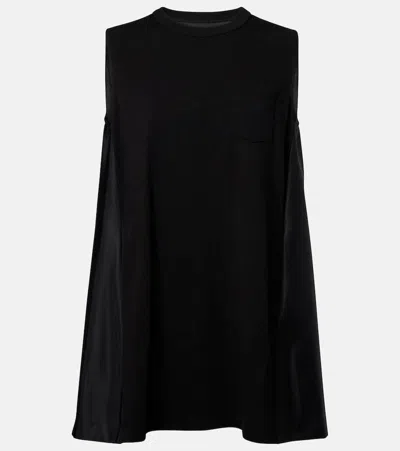 SACAI PANELED MINIDRESS