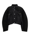 Sacai Panelled Jacket In Black