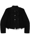Sacai Panelled Jacket In Schwarz