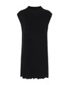 Sacai Women's Sponge Sweat Dress In Black