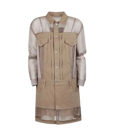 Sacai Panelled Mini Dress