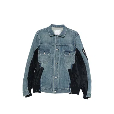 SACAI PANELLED POCKET JACKET