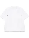Sacai Panelled Shirt In White