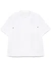 Sacai Panelled Shirt In White