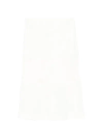 Sacai Panelled Skirt In White