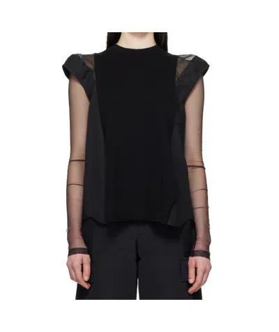 SACAI COTTON TOP