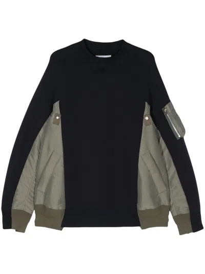 SACAI PANELLED SWEATSHIRT