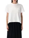 SACAI SACAI PANELLED T-SHIRT
