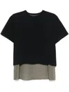 Sacai Short-sleeved T-shirt In Blau