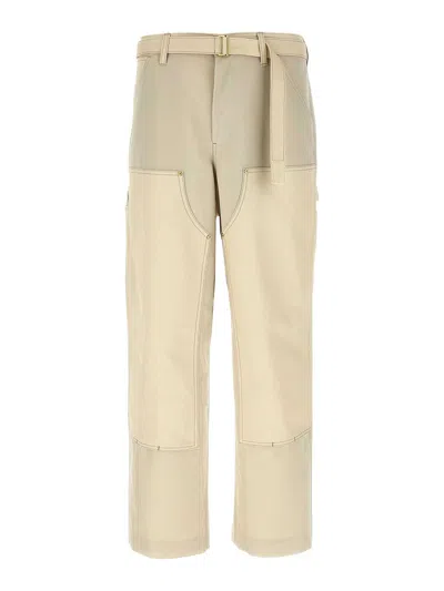 Sacai Pantalón Casual - Beis In Neutral