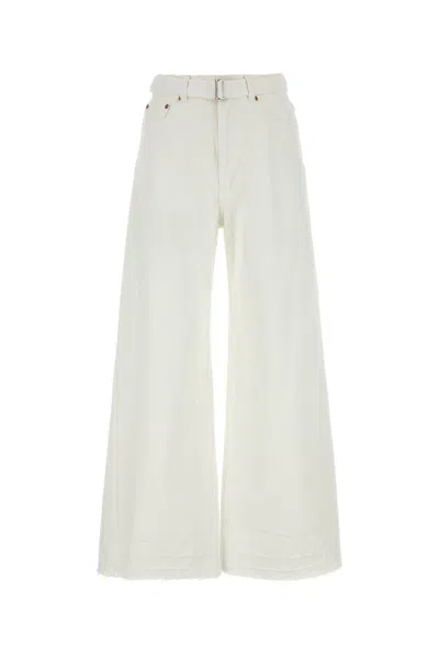 Sacai Pantalone-1 Nd  Female In White