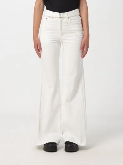 Sacai Trousers  Woman In Beige