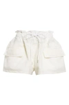 SACAI SACAI PAPERBAG WAIST NYLON TWILL BLOOMER SHORTS