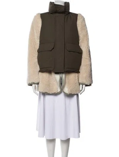 Pre-owned Sacai Parka In Brown