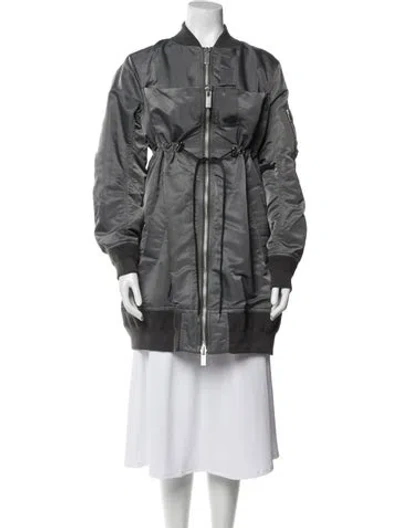 Pre-owned Sacai Parka In Gray