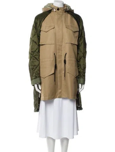 Pre-owned Sacai Parka In Neutral