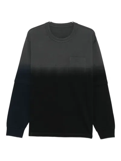 Sacai Patch-pocket T-shirt In Black