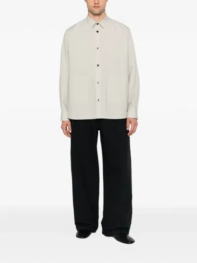 Sacai Patch-pocket Shirt In Neutral