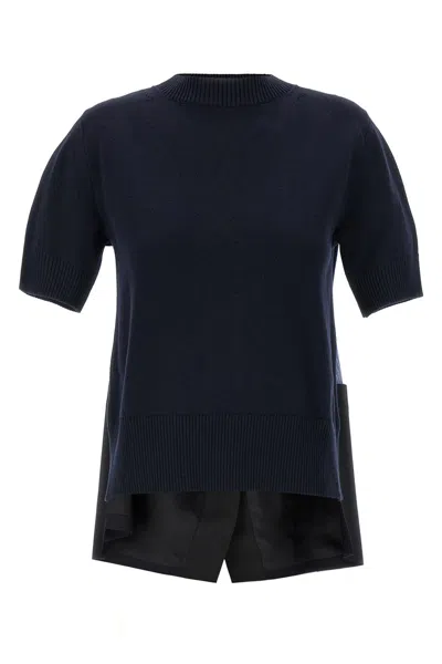 SACAI SACAI PATCHWORK SWEATER