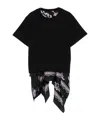Sacai Pocket-detailed Paisley-print T-shirt In Black