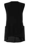 Sacai Blackwhite Patchwork Vest
