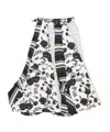 Sacai Patterned Skirt In White