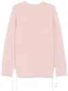 Sacai Pilled Sweater In Pink
