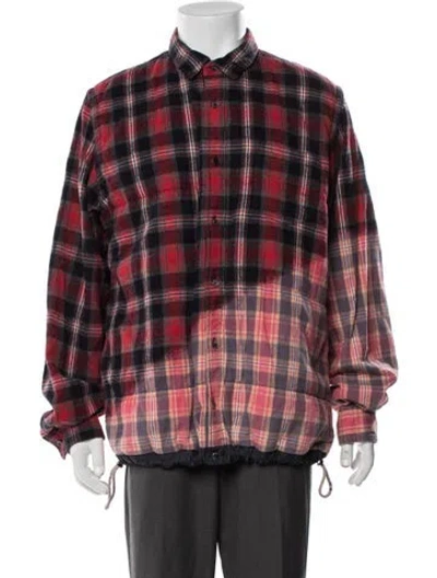 Pre-owned Sacai Plaid Print Jacket In Multi