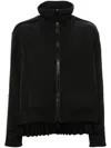 Sacai Pleated Jacket In Black
